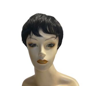 ‎NICELATUS Women’s Synthetic Black wig Short